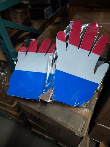 Oranje Foam Hand - Rood Wit Blauw beschikbaar voor biedingen