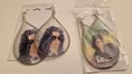 2x set Michael Jackson oorbellen BAD Invincible era, Verzamelen, Ophalen of Verzenden, Foto of Kaart