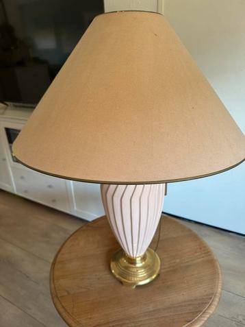 2 Grote Roze Tafellampen - 77 cm beschikbaar voor biedingen