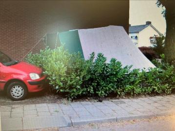 Katoenen stormtent met kuipzeil beschikbaar voor biedingen