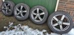 4x winterbanden VW Passat - 2x Continental 2x Semperit, Ophalen, Banden en Velgen, 17 inch, Winterbanden