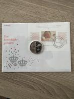 Prinses Amalia penning / postzegel geboorte 2003, Ophalen of Verzenden, Nederland