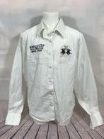 La Martina witte blouse overhemd maat S 152/158 (3C8), Tweedehands verkoop, Tweedehands verkoop, Gebruikt, Overhemd of Blouse