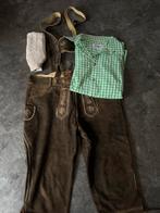 Tiroler Lederhose Kostuum - Blouse XXL, Broek 50, Carnaval, Maat 48/50 (M), Ophalen of Verzenden, Zo goed als nieuw