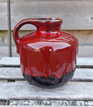 Prachtig vintage Kreutz keramik, fat lava vaasje.  beschikbaar voor biedingen