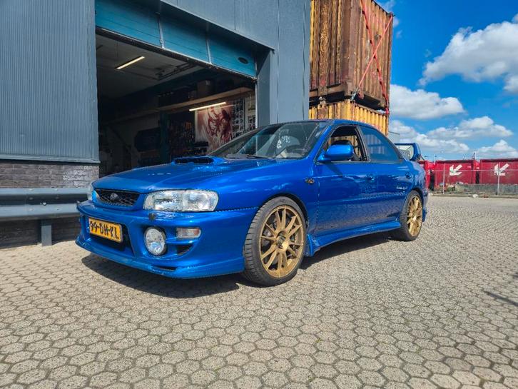 Subaru Impreza 2.0 GT Turbo AWD 1999, Auto's, Subaru, Impreza, Benzine, Sedan, Handgeschakeld, Origineel Nederlands, Blauw, Vierwielaandrijving