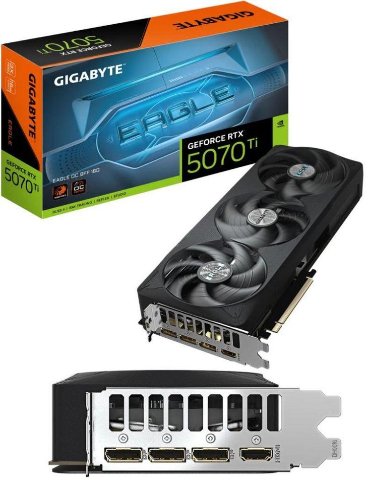 Gigabyte RTX 5070 Ti EAGLE OC 16GB GDDR7 videokaart GPU, Computers en Software, Videokaarten, Nieuw, Nvidia, PCI-Express 5.0, GDDR6
