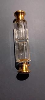 Jugendstil dubbele parfumflakon vermeil vrij zeldzaam., Antiek en Kunst, Ophalen of Verzenden