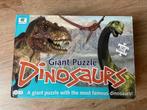 Mega puzzel dinosaurussen 120 stuks, Giant Puzzle Dinosaurs, Ophalen of Verzenden, Meer dan 50 stukjes, Zo goed als nieuw, 4 tot 6 jaar
