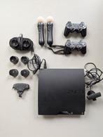 Playstation 3 incl. PS Move/44 games incl SingStar collectie, Met games, Met 2 controllers, Ophalen of Verzenden, Zo goed als nieuw
