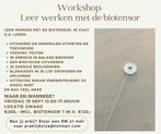 Workshop biotensor vr. 14 nov in Zwaag, Ophalen, Zo goed als nieuw, Meerdere media