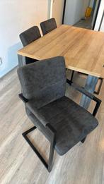 Stoelen met leuning, Ophalen, Kunststof, Gebruikt, Vier