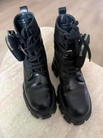PRADA Monolith boots maat 37 - origineel met bon, Ophalen of Verzenden, Zo goed als nieuw, Zwart, Lage of Enkellaarzen