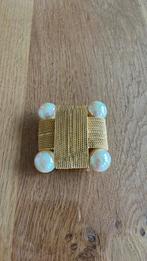 PRACHTIGE BROCHE VAN AMY VOREL, Verzenden, Zo goed als nieuw, Goud, Overige materialen