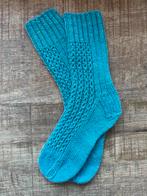 Handgebreide wollen sokken - Maat 36, Sokken en Kniesokken, Overige kleuren, Maat 35 t/m 38, Nieuw