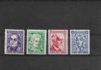 Nederland 1928, NVPH 220 t/m 223, Postfris., Verzenden, T/m 1940, Postfris