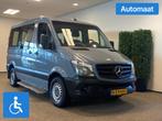 Mercedes Sprinter L1H1 Rolstoelbus Automaat - Rolstoel voori, Auto's, Bestelauto's, Automaat, 12 maanden, Gebruikt, Zwart