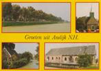 Ansichtkaart Groeten uit Andijk N.H. "Het Grootslag", Verzenden