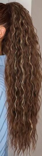 Super mooie nepstaart ideaal met klem bruin Highlights, Sieraden, Tassen en Uiterlijk, Uiterlijk | Haarverzorging, Ophalen of Verzenden