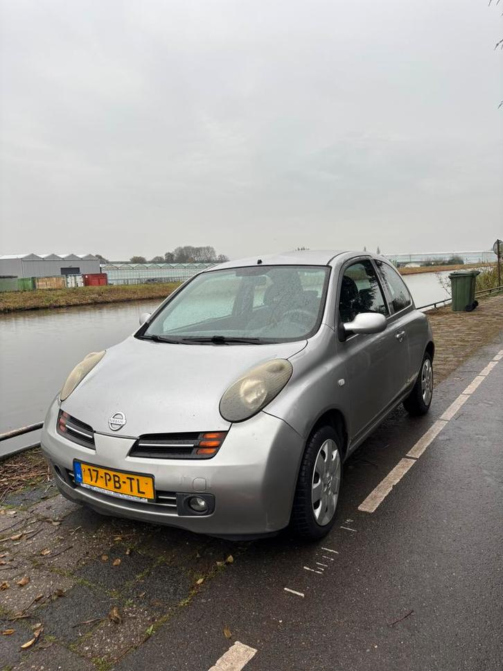 Nissan Micra 1.2 59KW 3DR 2004 Grijs, Auto's, Nissan, Particulier, Micra, Benzine, C, Hatchback, Handgeschakeld, Origineel Nederlands