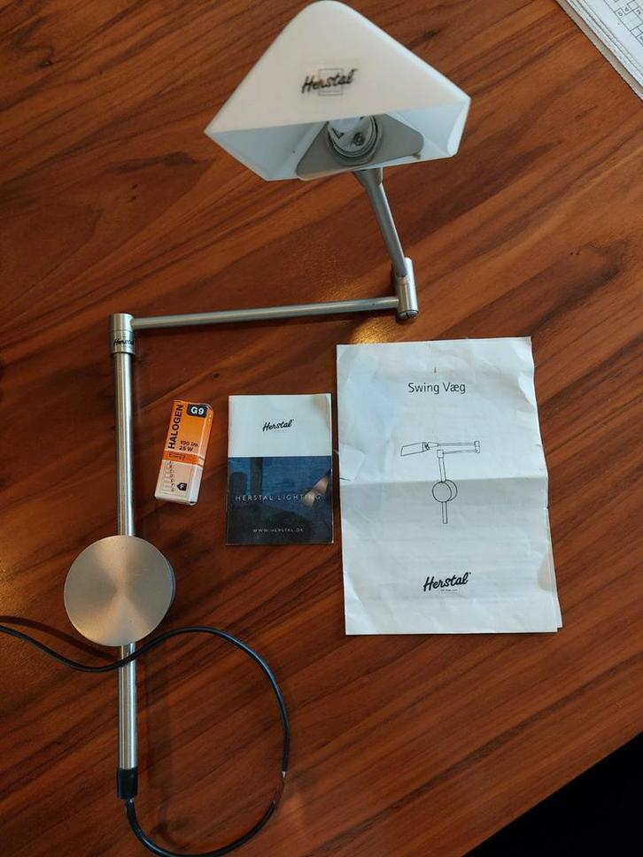 Herstal bedlampjes / leeslampjes - Zeer Mooi!, Huis en Inrichting, Lampen | Vloerlampen, Zo goed als nieuw, Minder dan 100 cm