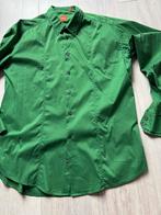 Hugo Boss Oranje Overhemd XL Slim Fit, Ophalen of Verzenden, Zo goed als nieuw, Oranje, Halswijdte 43/44 (XL)