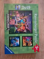 puzzel minecraft 5+, Ophalen, 10 tot 50 stukjes, Zo goed als nieuw, 4 tot 6 jaar