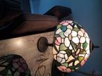 Tiffany lampen, Huis en Inrichting, Lampen | Tafellampen, Minder dan 50 cm, Glas, Zo goed als nieuw, Ophalen