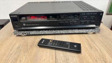 Philips CDC-486 - vintage 6 CD wisselaar met remote control beschikbaar voor biedingen