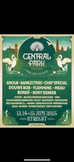 2 tickets central park 14 juni, Eén persoon