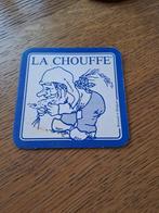 La Chouffe bier viltje blauw oudje, Verzamelen, Biermerken, Ophalen of Verzenden, Zo goed als nieuw, Viltje(s), Overige merken