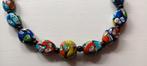 Zeer Oude Millefiori Ketting, Sieraden, Tassen en Uiterlijk, Kettingen, Ophalen of Verzenden, Gebruikt, Overige kleuren, Kunststof