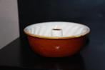 bruin geglazuurd aardewerk puddingvorm tulband, Ophalen of Verzenden