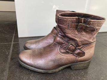 Poelman cowboy enkellaarsjes goud 40 beschikbaar voor biedingen