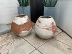 2 vazen, kruiken of potten, Huis en Inrichting, Woonaccessoires | Vazen, Ophalen, Overige materialen, Gebruikt, Overige kleuren