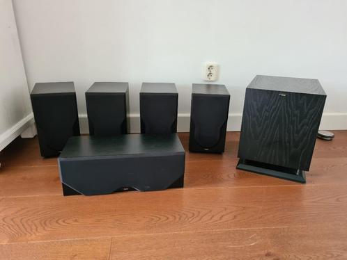 speakerset, Audio, Tv en Foto, Luidsprekers, Zo goed als nieuw, Complete surroundset, 60 tot 120 watt, Overige merken, Ophalen
