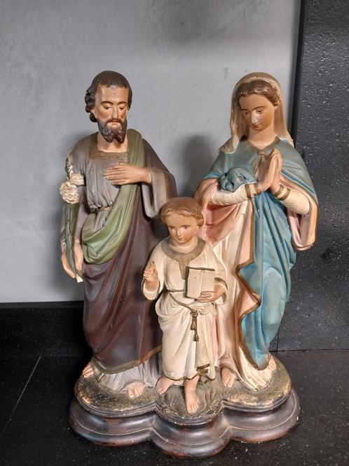 oma's brocante beeld van de heilige familie, Antiek en Kunst, Antiek | Religie, Ophalen
