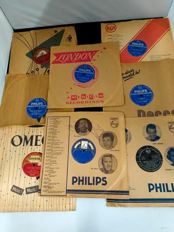 8x 78 toeren platen - Nederlandse liedjes beschikbaar voor biedingen
