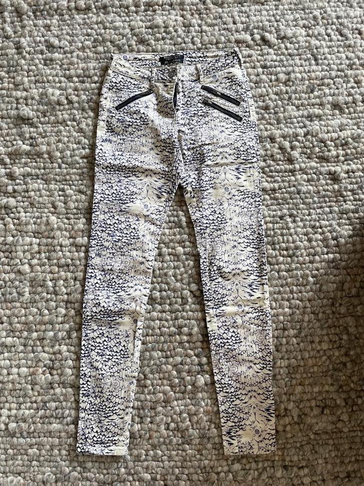 MAISON SCOTCH bijzonder print broek in maat 25 / 34, Kleding | Dames, Broeken en Pantalons, Zo goed als nieuw, Maat 34 (XS) of kleiner
