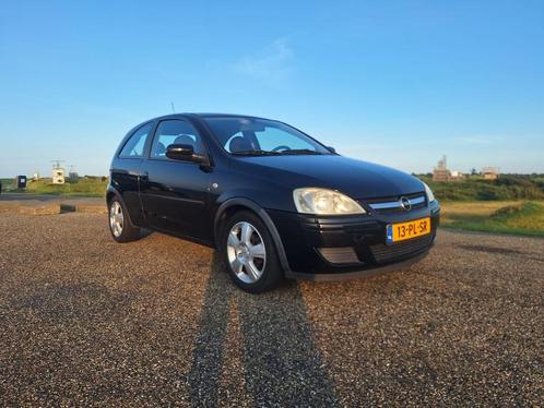 Opel Corsa 1.2 16V 3D 2004 Zwart, Auto's, Opel, Particulier, Corsa, Airbags, Airconditioning, Elektrische ramen, Benzine, C, Hatchback
