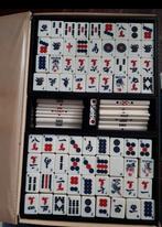Mahjong spel, vintage, bamboo, grote
stenen., Hobby en Vrije tijd, Ophalen, Zo goed als nieuw