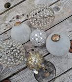 Vintage Kerstballen Set, Overige materialen, Grijs, Gebruikt, Ophalen of Verzenden