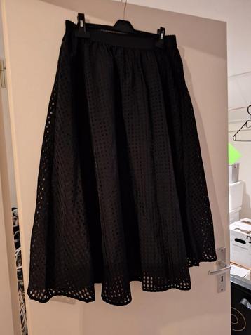 Zwarte kanten rok met onderrok Shein maat  XL beschikbaar voor biedingen