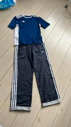 146 152 joggingbroek wijde pijp adidas set wide leg broek, Adidas, Jongen of Meisje, Sport- of Zwemkleding, Ophalen of Verzenden