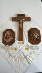 Kruisbeeld maria jezus ziekenzalving kleedjes UNIEK, Ophalen of Verzenden