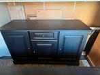Zwart dressoir, Huis en Inrichting, Kasten | Dressoirs, Ophalen, Zo goed als nieuw, 25 tot 50 cm