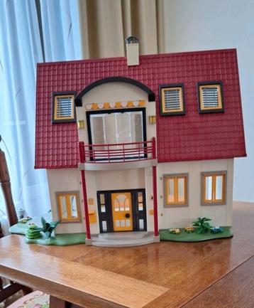NIEUW GROOT INGERICHT PLAYMOBIL MODERNE VILLA COMPLEET MET E beschikbaar voor biedingen