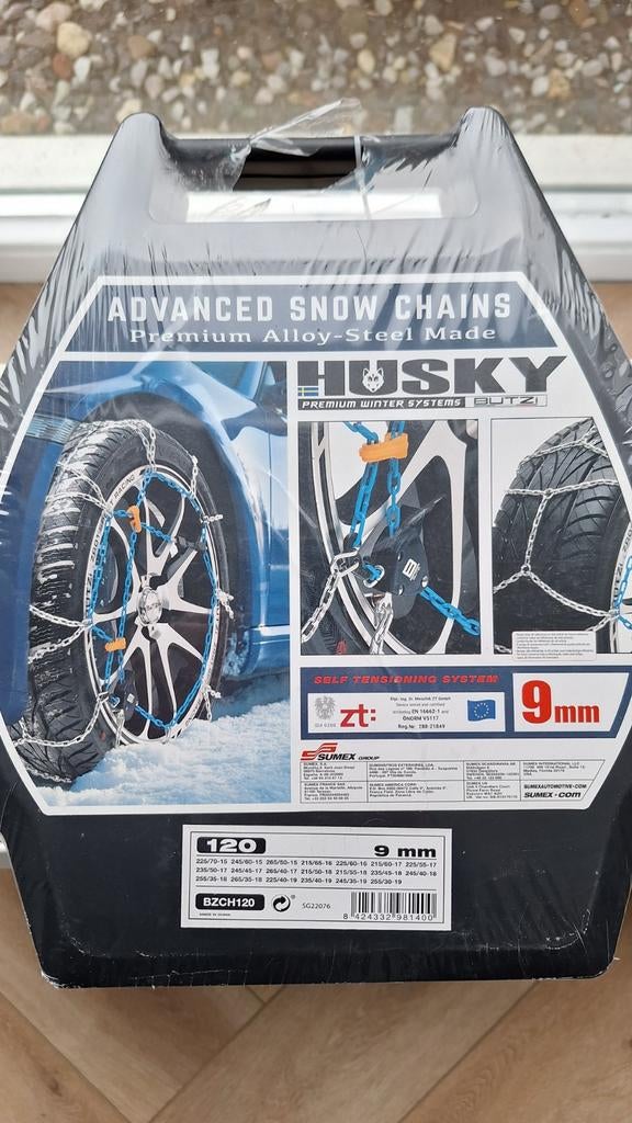 Sneeuwketting Husky Butzi bzch120 9mm nieuw, Auto diversen, Sneeuwkettingen, Ophalen, Nieuw