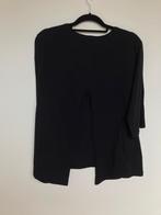10Days dunne zwarte open back trui/shirt maat 2/40, Maat 38/40 (M), Zwart, Online@10dayslifestyle.nl, 10days