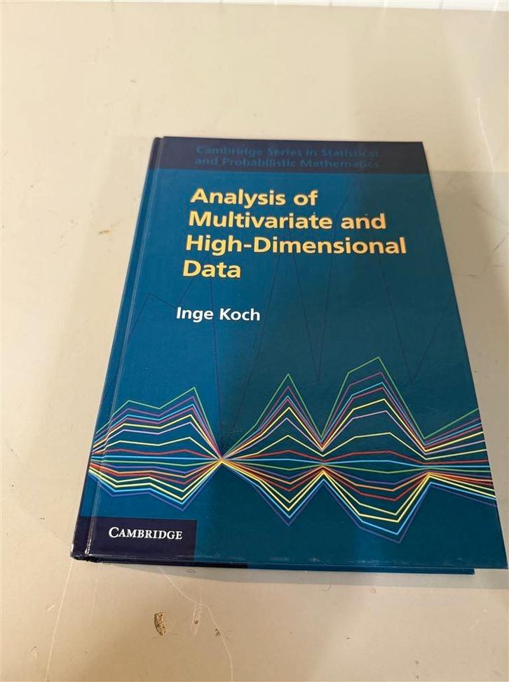 Inge Koch - Analysis of Multivariate and High-Dimensional Da, Boeken, Taal | Engels, Zo goed als nieuw, Ophalen of Verzenden